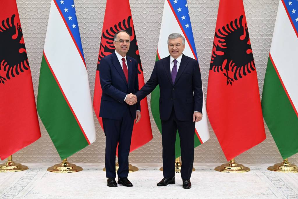 Özbəkistan və Albaniya prezidentləri görüşüb