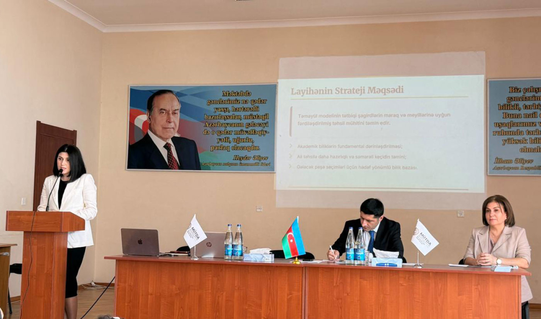 Valideynlərə yeni təmayül tədris modeli barədə məlumat verilib