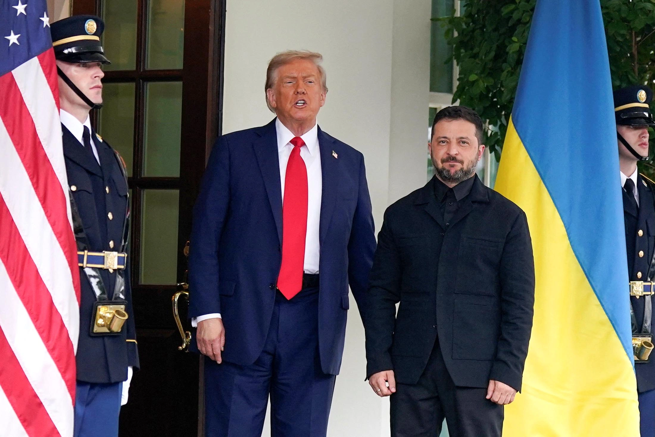 Tramp və Zelenski arasında görüş olub