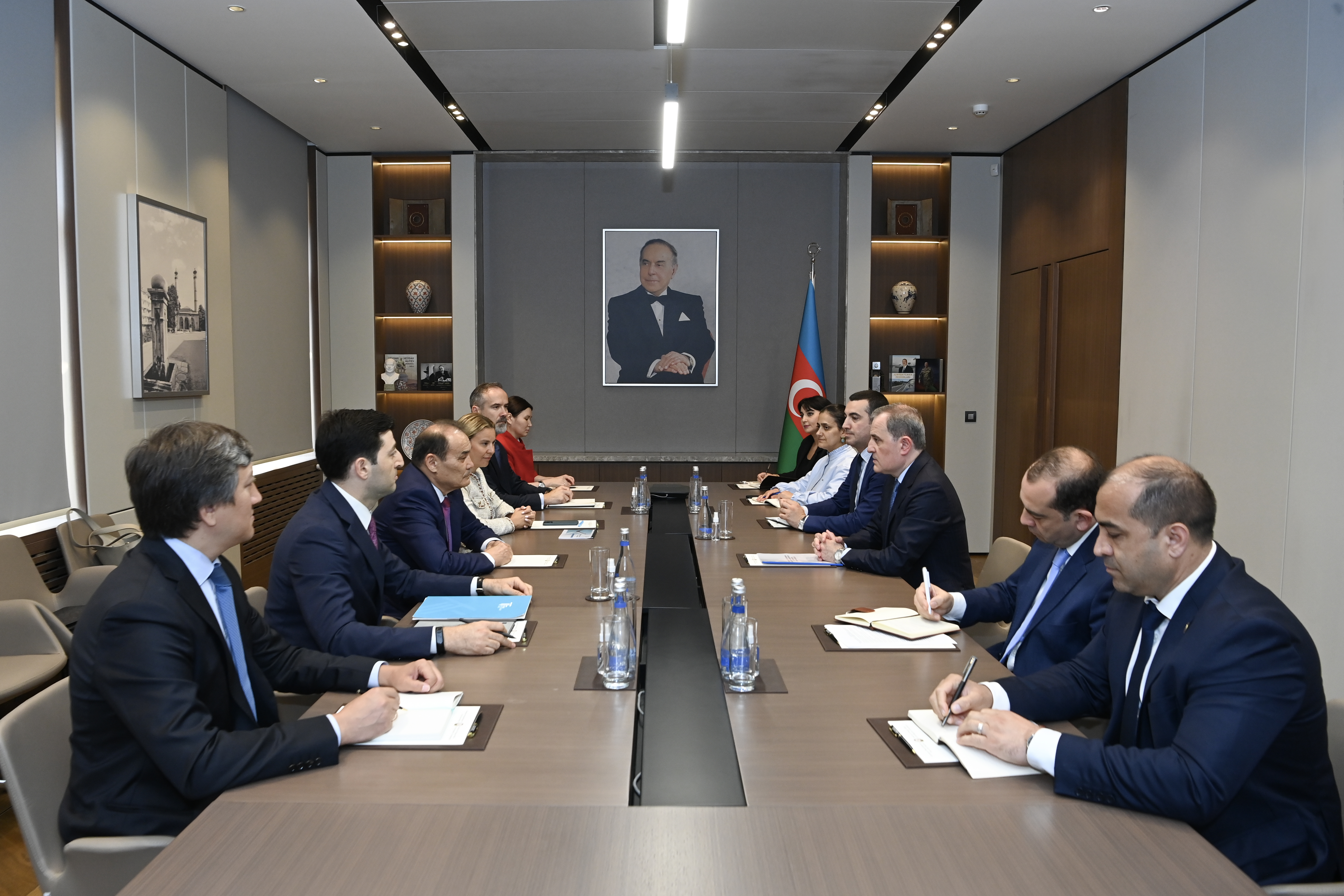 Ceyhun Bayramov Türk İnvestisiya Fondunun Prezidentini qəbul edib