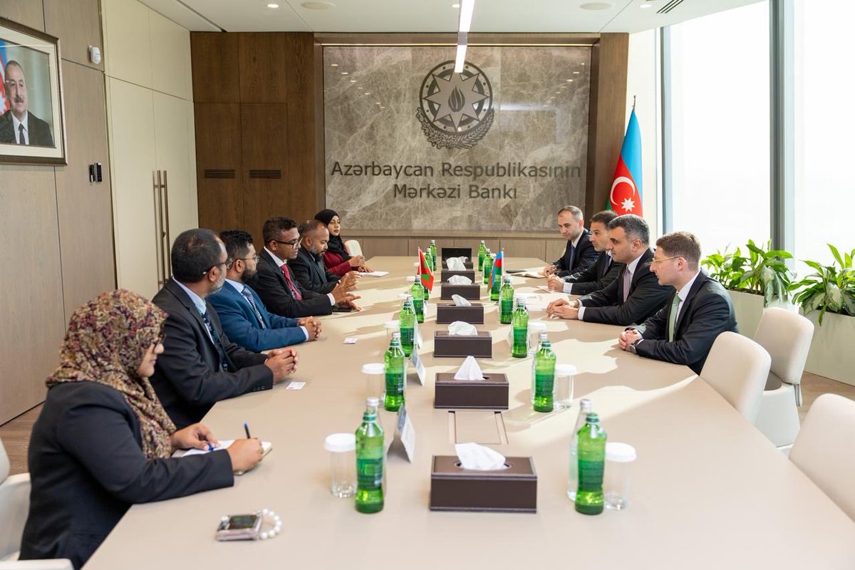 Bakıda Azərbaycan və Maldiv mərkəzi banklarının rəhbərləri arasında görüş keçirilib