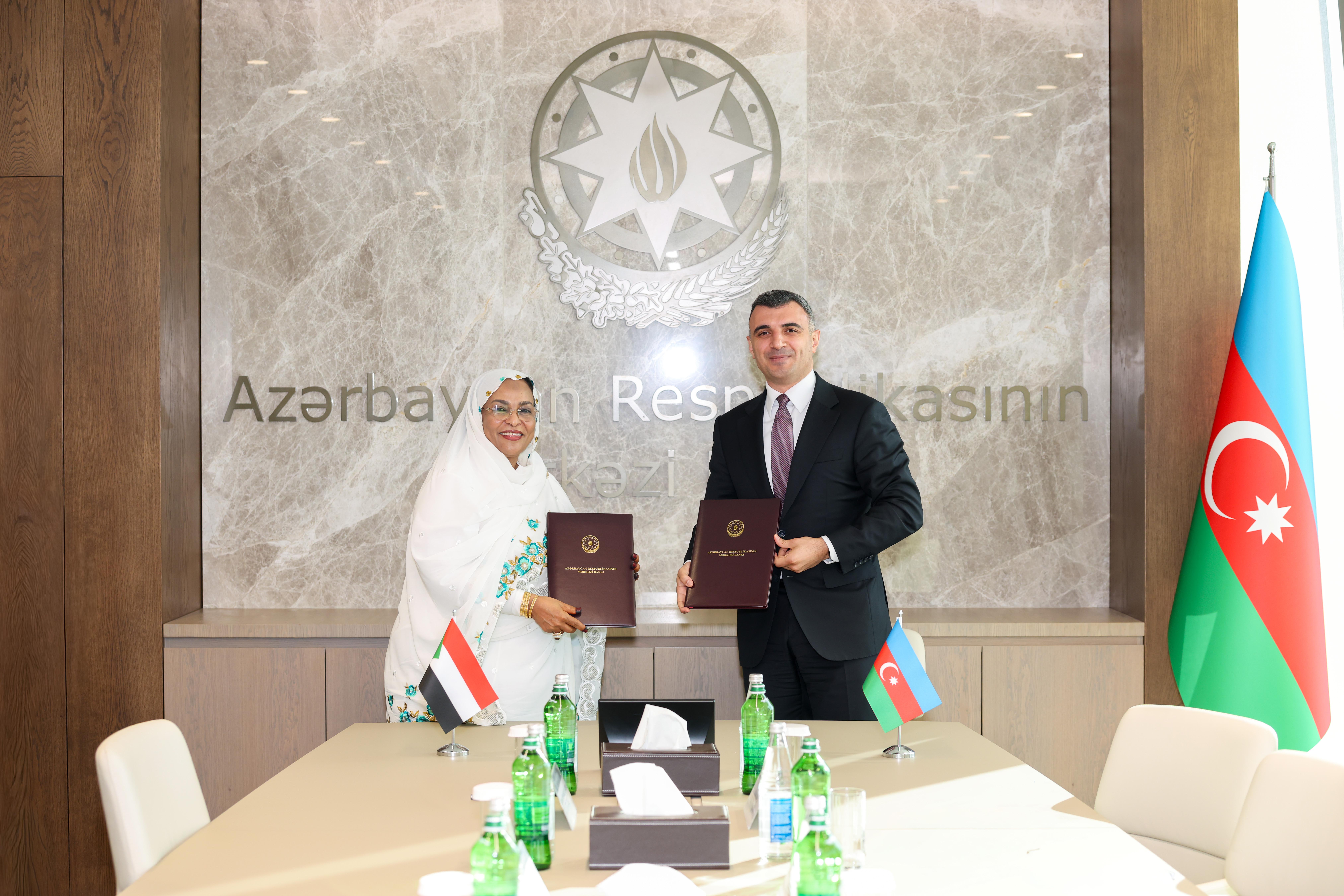 Azərbaycan və Sudan mərkəzi bankları arasında əməkdaşlığa dair Anlaşma Memorandumu imzalanıb