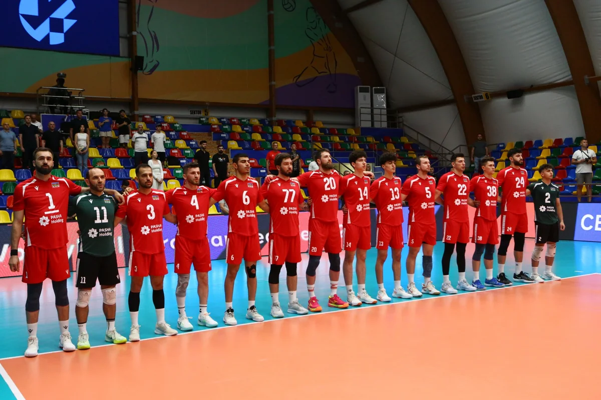 Azərbaycanın kişi voleybolçulardan ibarət millisi Avropa Liqasında mübarizəni dayandırdı