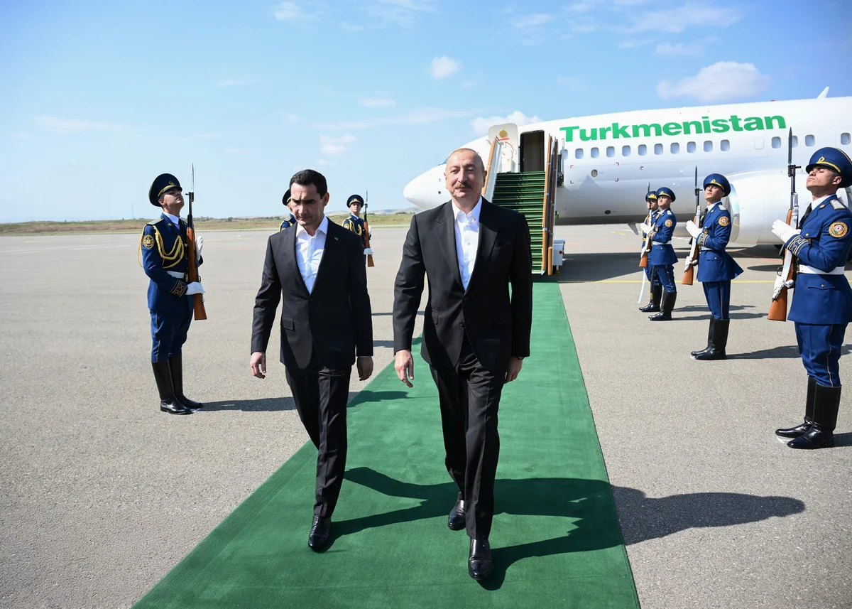 Türkmənistan Prezidenti Füzulidə səfərdədir