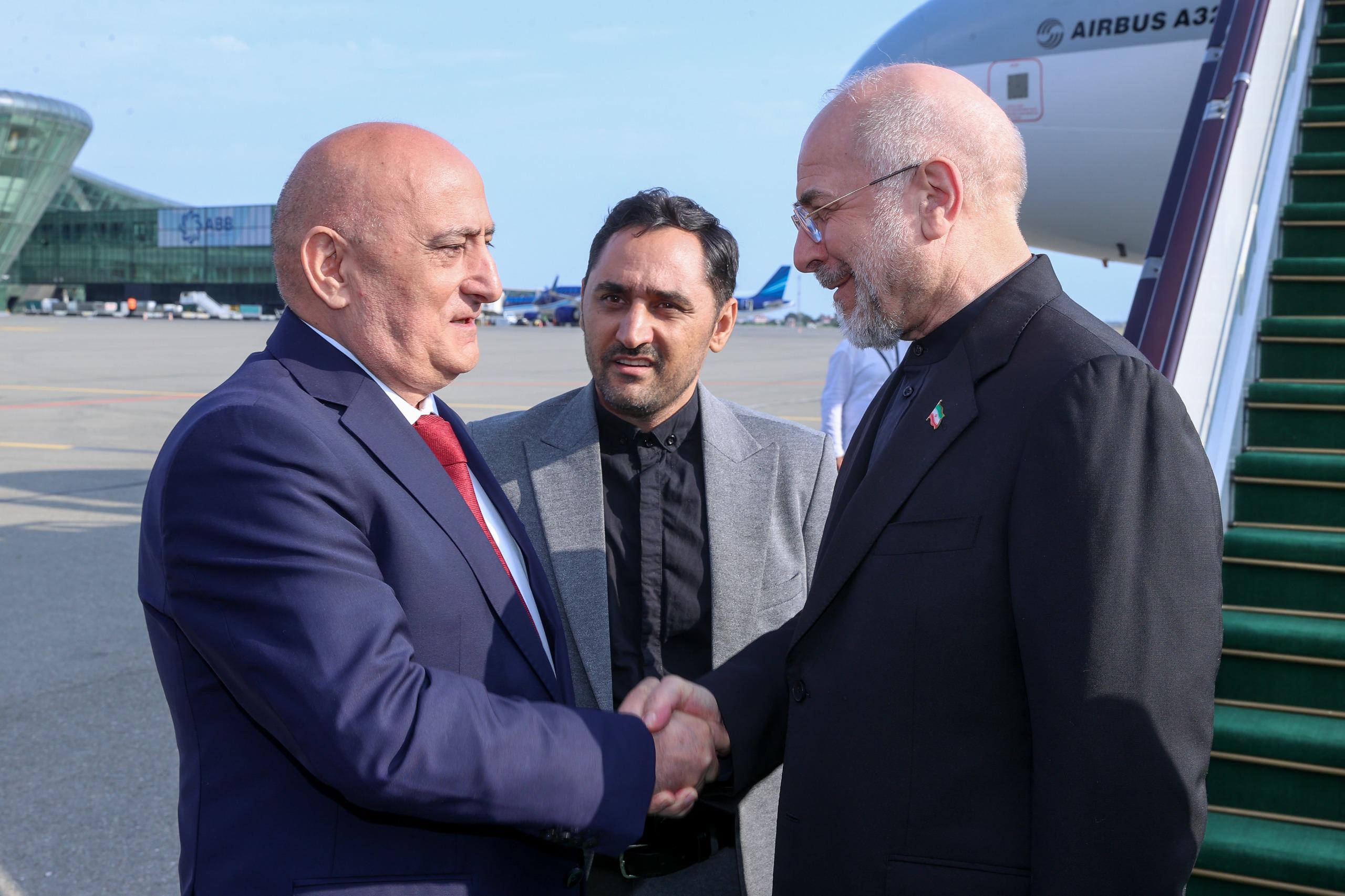 Qalibaf Azərbaycana işgüzar səfərə gəlib