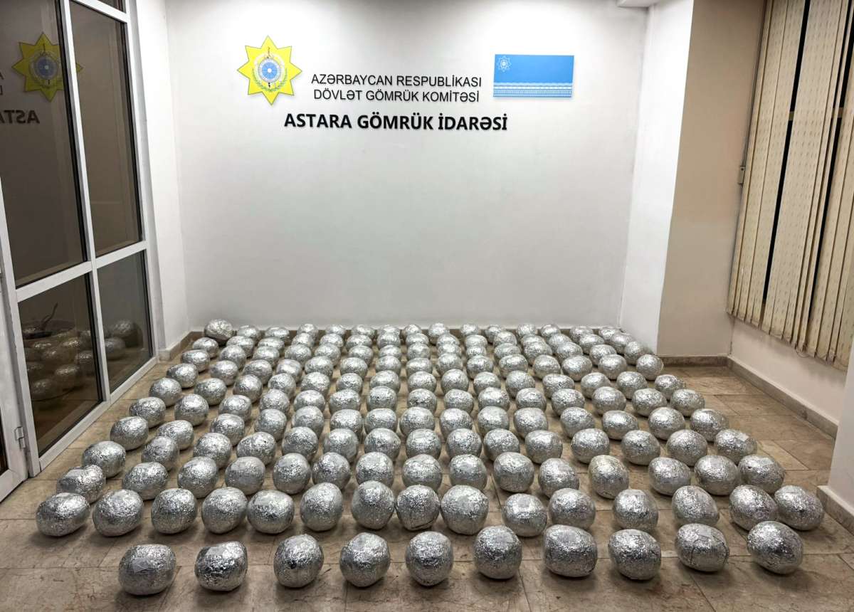 “Gül kələmi” yükündə külli miqdarda narkotik vasitə aşkar edilib
