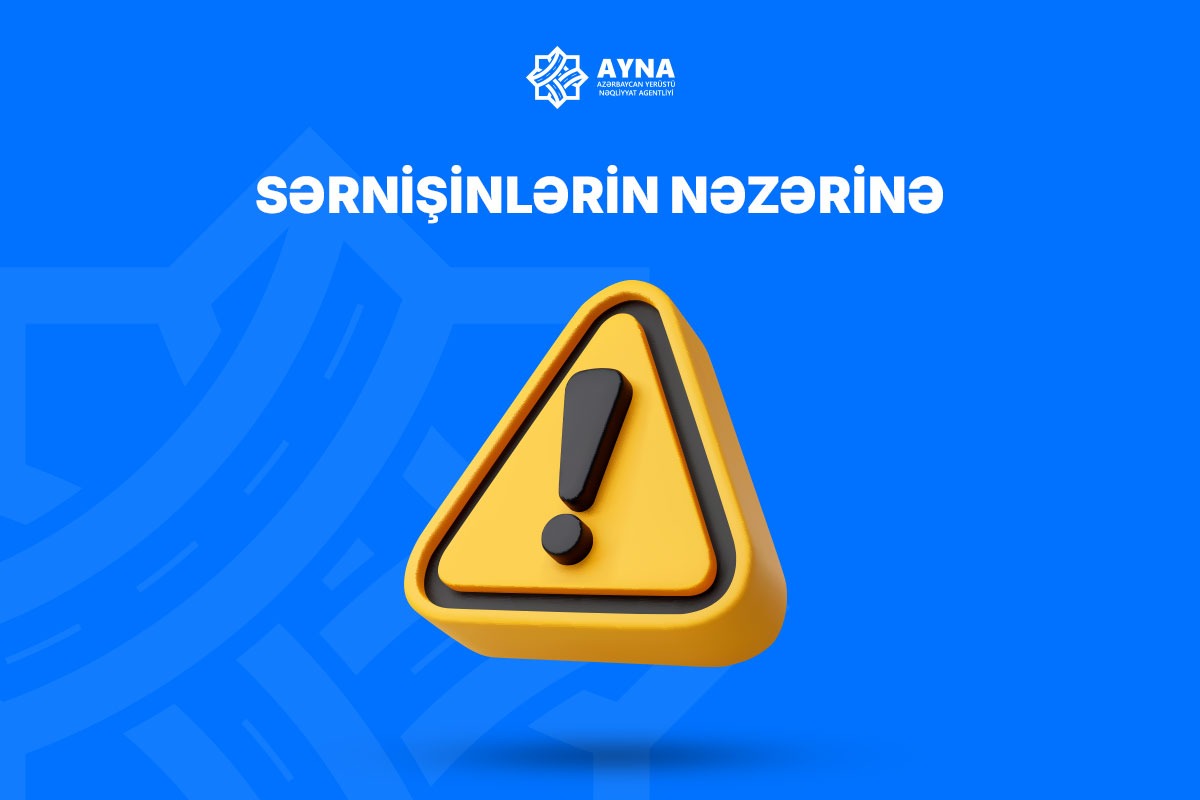 7 marşrutun hərəkət sxemi müvəqqəti dəyişdirilir