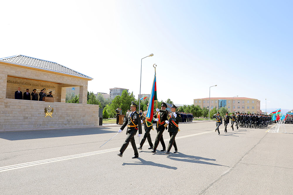 Naxçıvan Hərbi Kollecində buraxılış mərasimi keçirilib