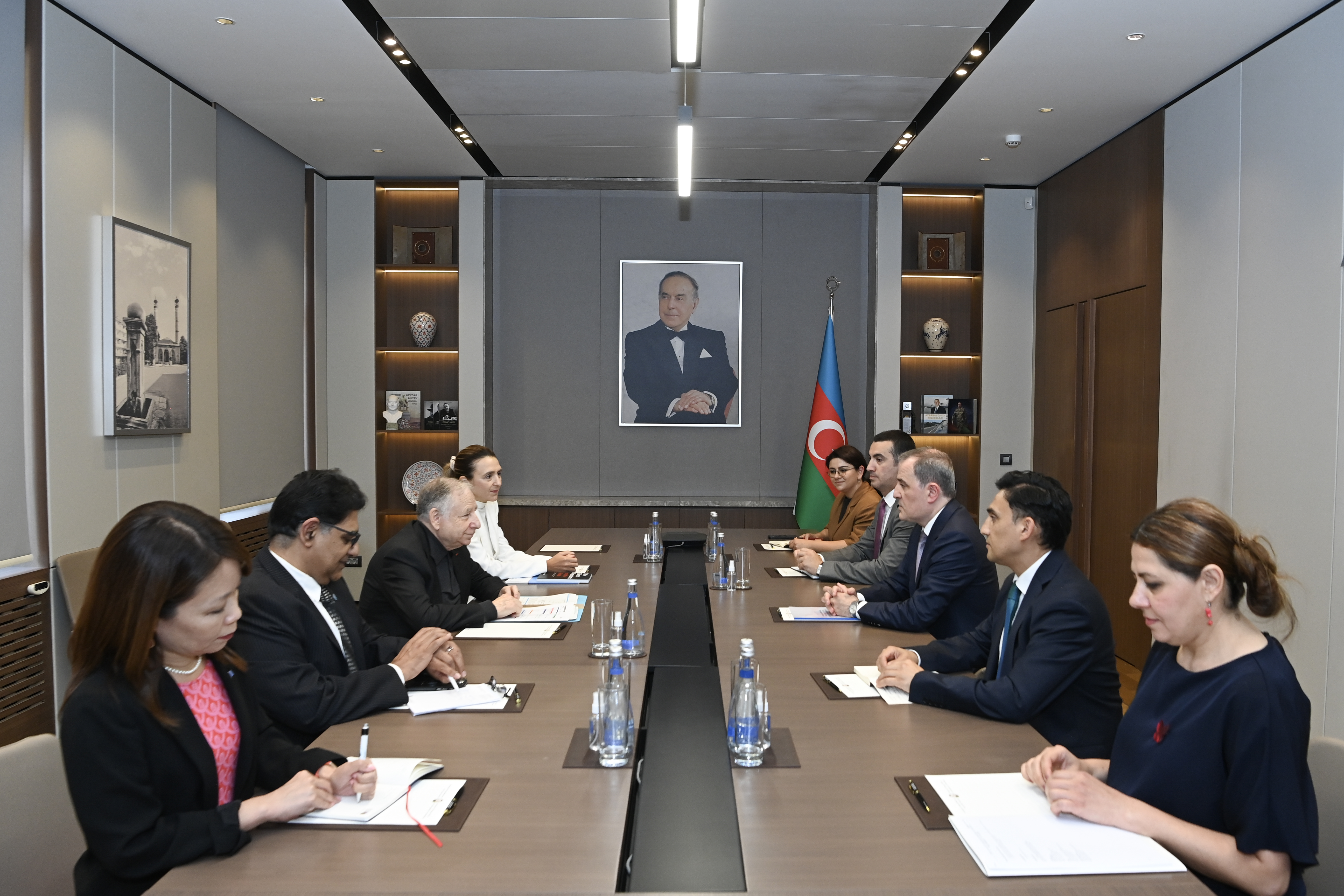 Ceyhun Bayramov Jan Todt ilə görüşüb
