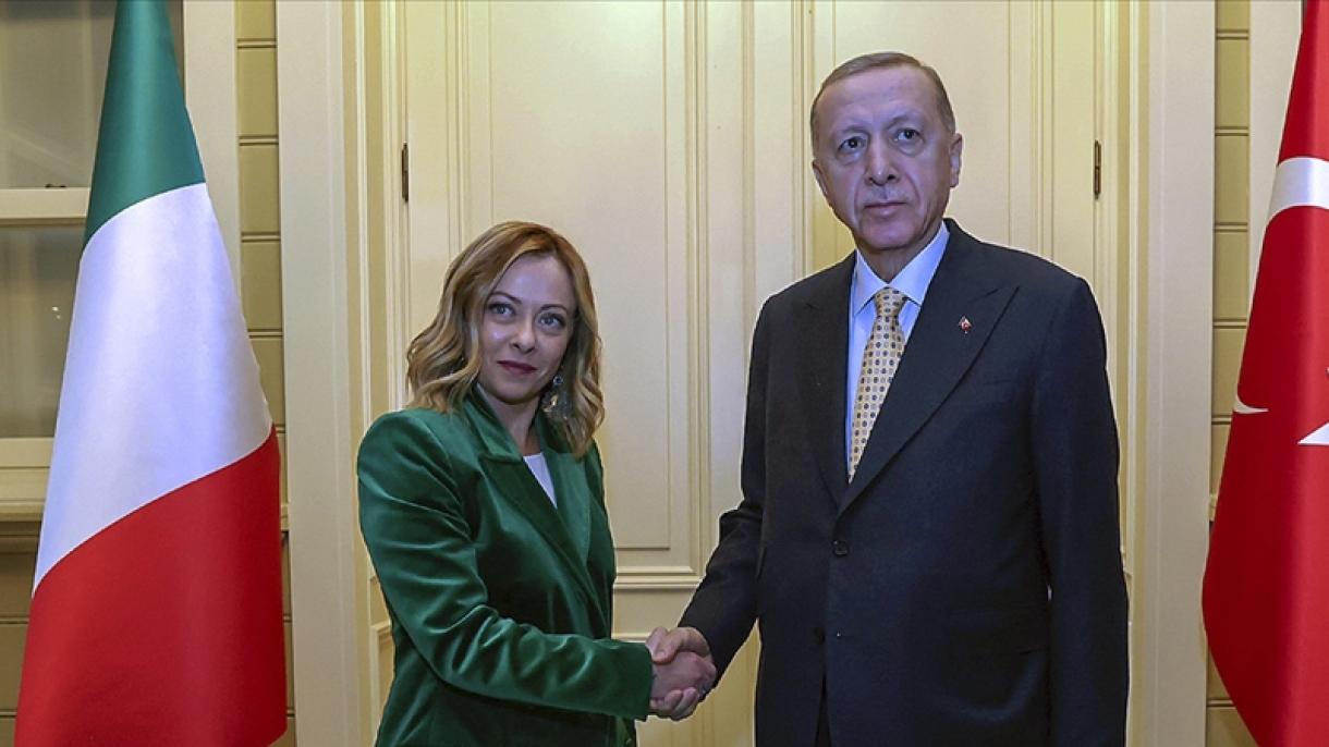  Ərdoğan və Meloni Türkiyə-İtaliya münasibətlərini müzakirə ediblər