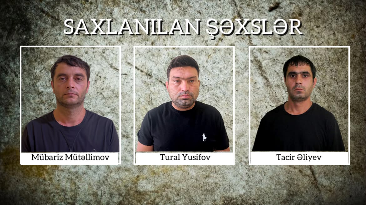 Şirvanda 34000 manatlıq naqil oğurlayan üç nəfər saxlanılıb 