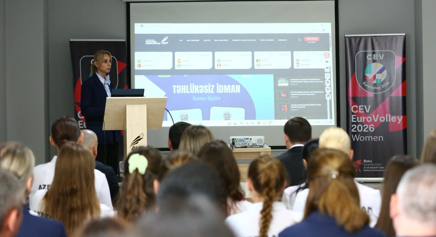 Azərbaycan Voleybol Federasiyası yeni loqotipini və rəsmi saytını təqdim etdi