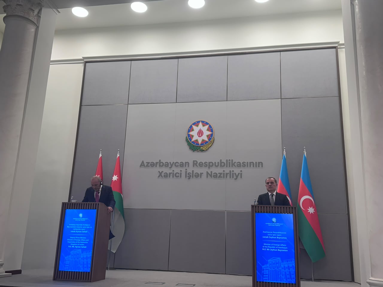Azərbaycan və İordaniya arasında turizm sektorunun inkişafı müzakirə olunub