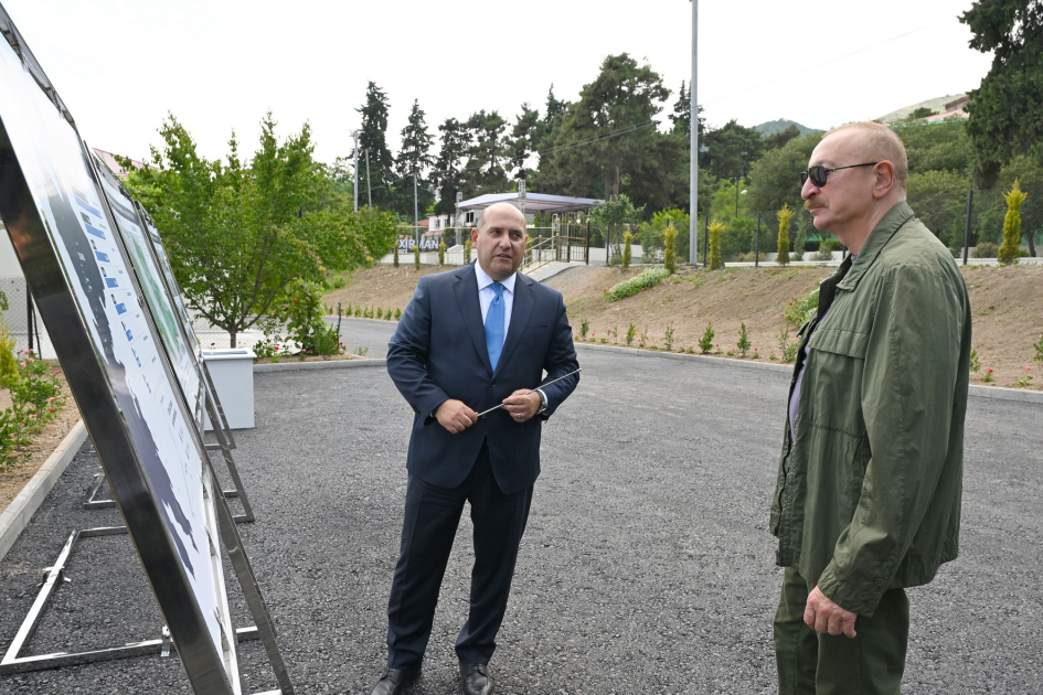 Prezident İlham Əliyev Xocavənd rayonunun Quzeyxırman kəndində olub 