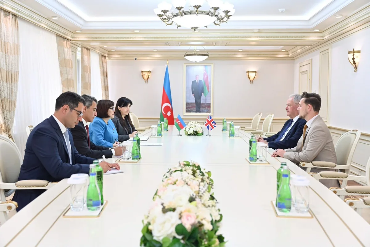 Sahibə Qafarova Böyük Britaniya parlament nümayəndəsi ilə görüşüb