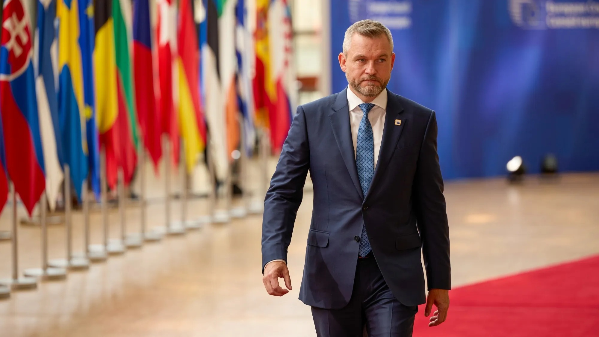 Slovakiya Prezidenti Peter Pelleqrini Azərbaycana rəsmi səfərə gəlib