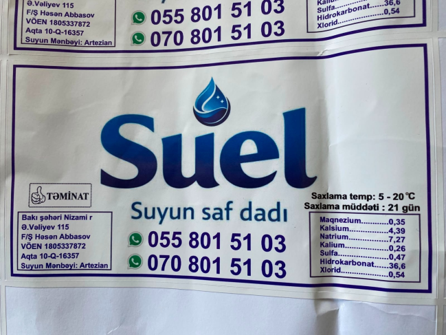 Su emalı müəssisəsində nöqsanlar aşkarlanıb