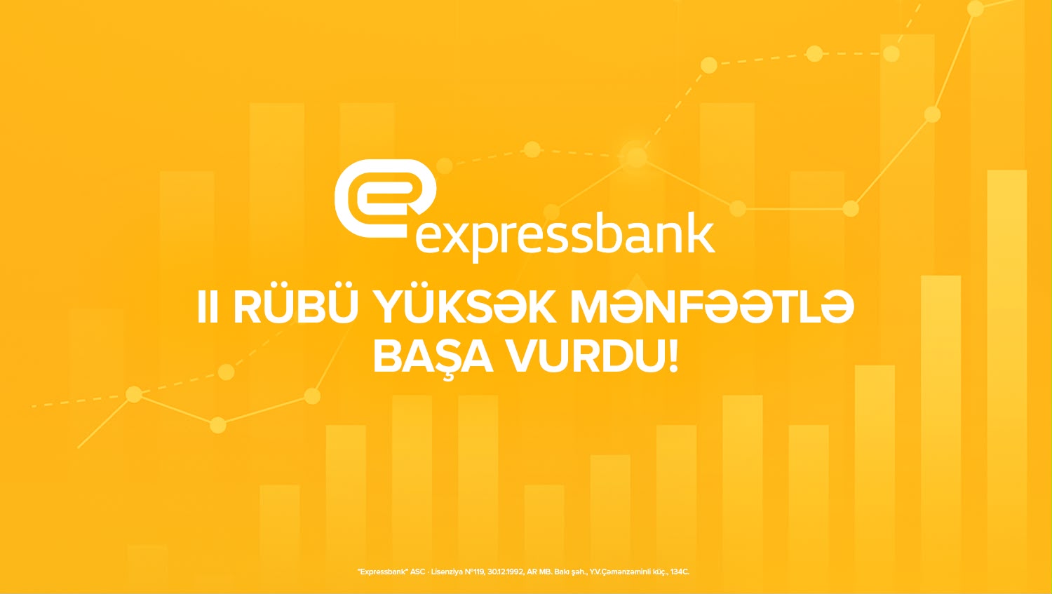 Expressbank yarım ildə ötən ilin yekun nəticəsini üstələyib
