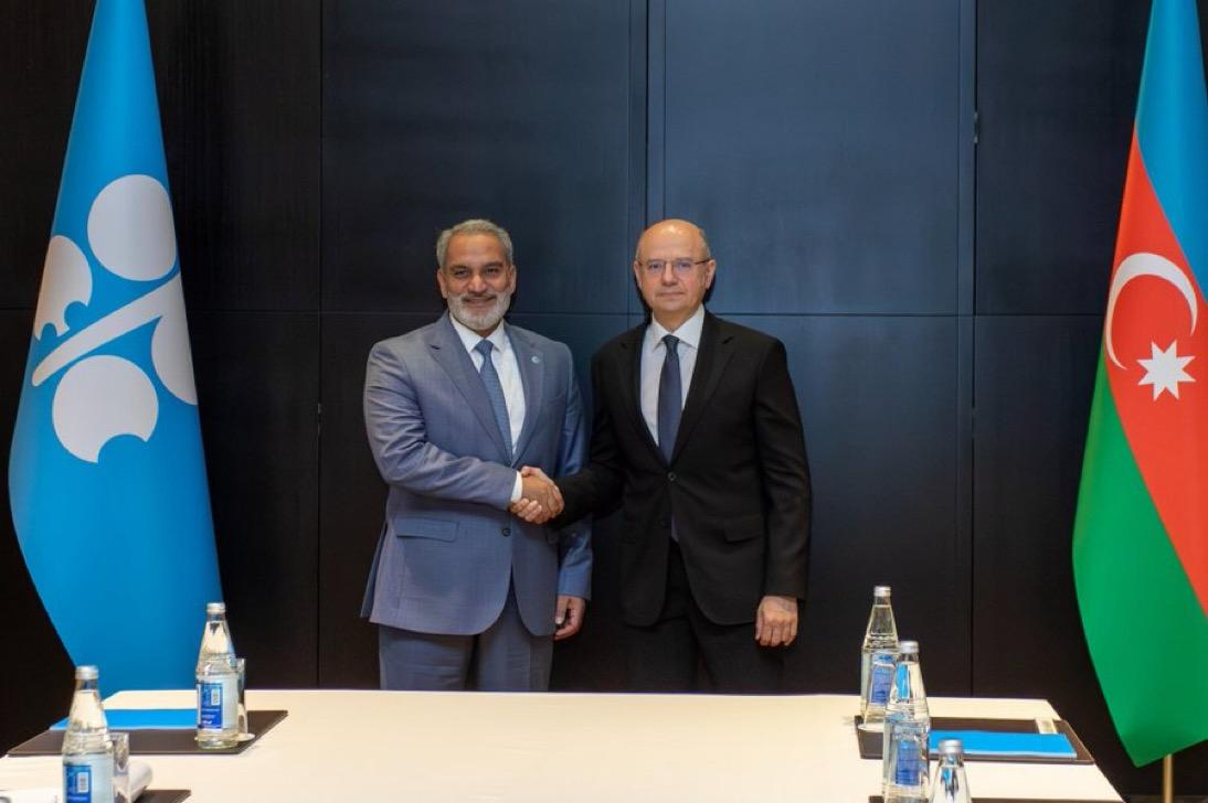 Energetika naziri OPEC-in Baş katibi ilə qlobal neft bazarını müzakirə edib