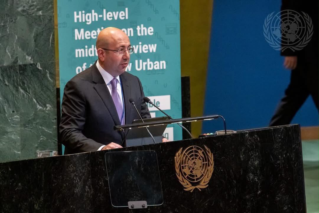 Anar Quliyev BMT Baş Assambleyasının yüksəksəviyyəli iclasında Azərbaycanın milli bəyanatını təqdim edib