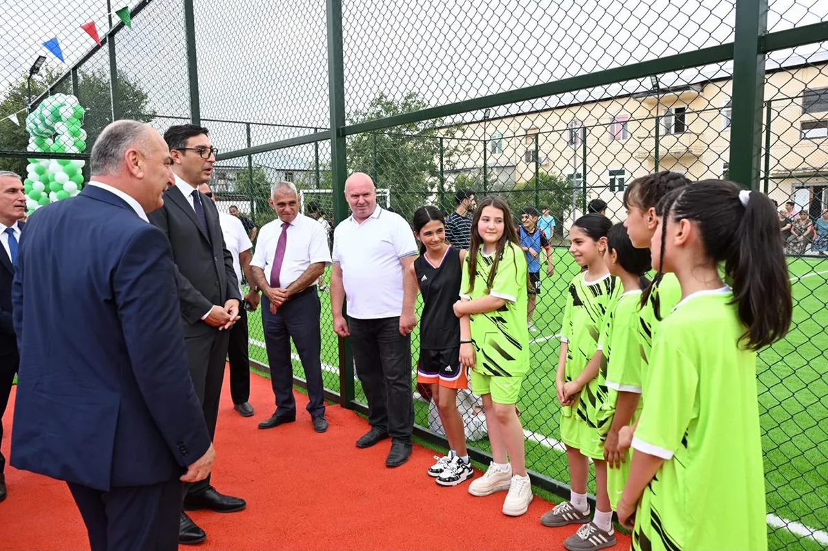 Zərdab, Ucar və Kürdəmirdə yeni "Sağlam məhəllə" idman zonaları istifadəyə verilib