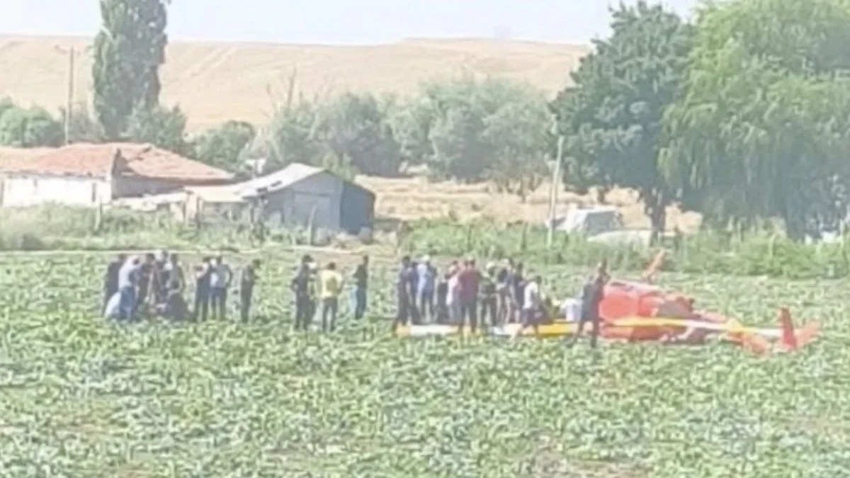 Ankarada təlim helikopteri qəzaya uğradı