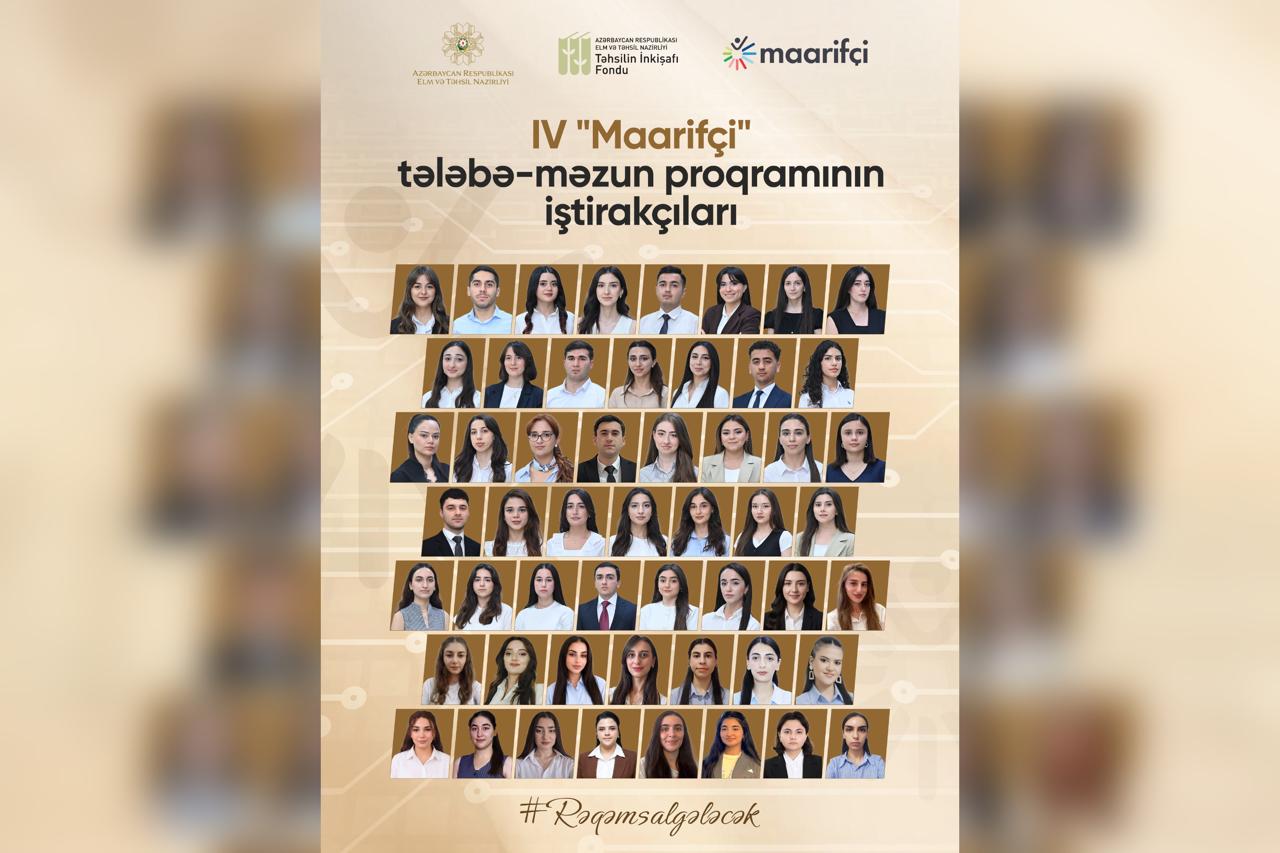 IV “Maarifçi” tələbə-məzun proqramının iştirakçıları ilə görüş keçirilib