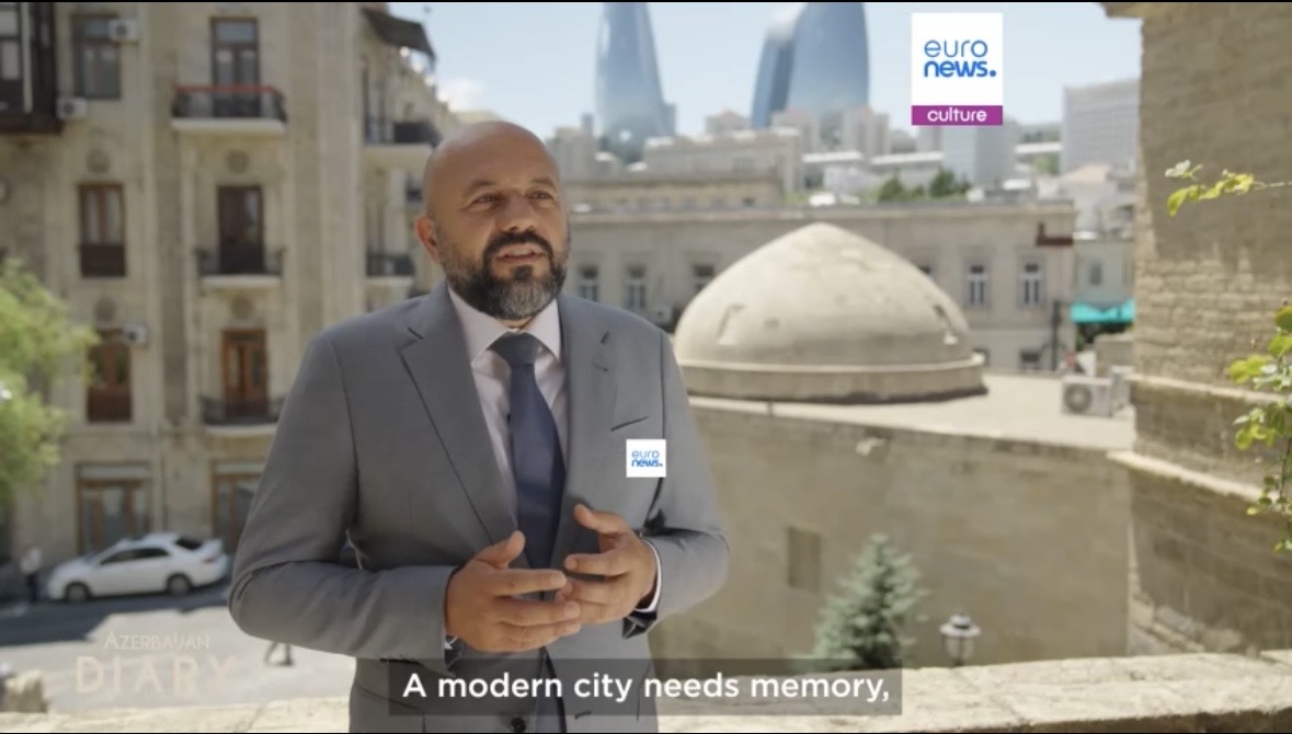 "Euronews" İçərişəhər haqqında reportaj hazırlayıb