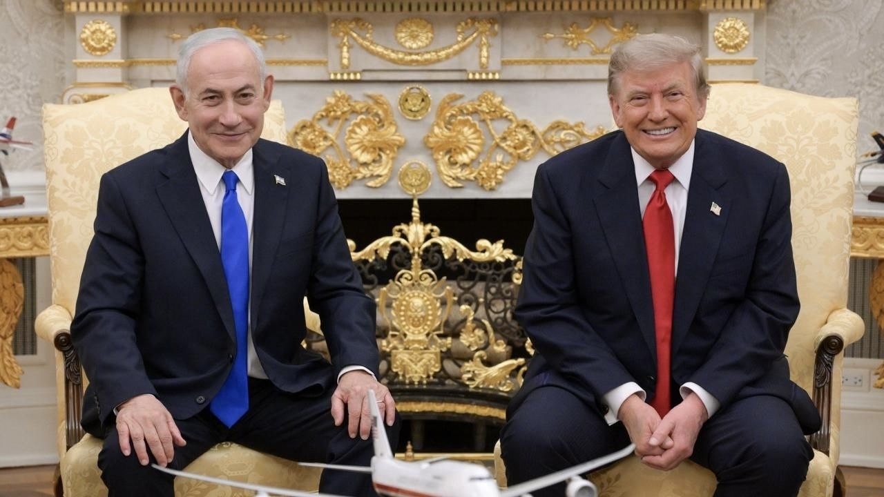 Tramp və Netanyahu Ağ Evdə görüş keçirir