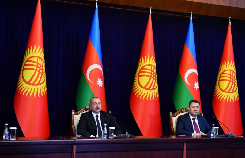 Azərbaycan ilə Qırğızıstan arasında imzalanmış sənədlər mübadilə edilib - YENİLƏNİB