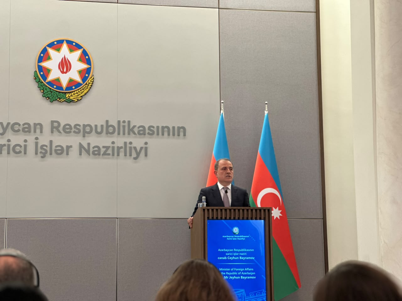 Ceyhun Bayramov ATƏT sədrini Ermənistanla normallaşma prosesi barədə məlumatlandırıb