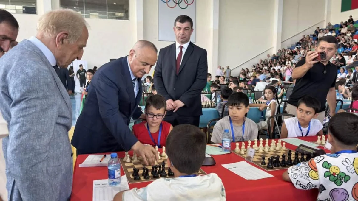 Qusarda gənc şahmatçıların Respublika Olimpiadası start götürüb