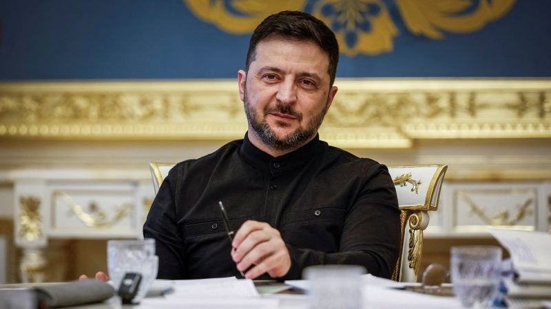  Zelenski Böyük Britaniyanın müdafiə naziri ilə görüşüb