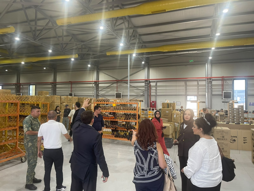 Türkiyənin media nümayəndələri Ağdam Sənaye Parkında istehsal prosesi ilə tanış olublar