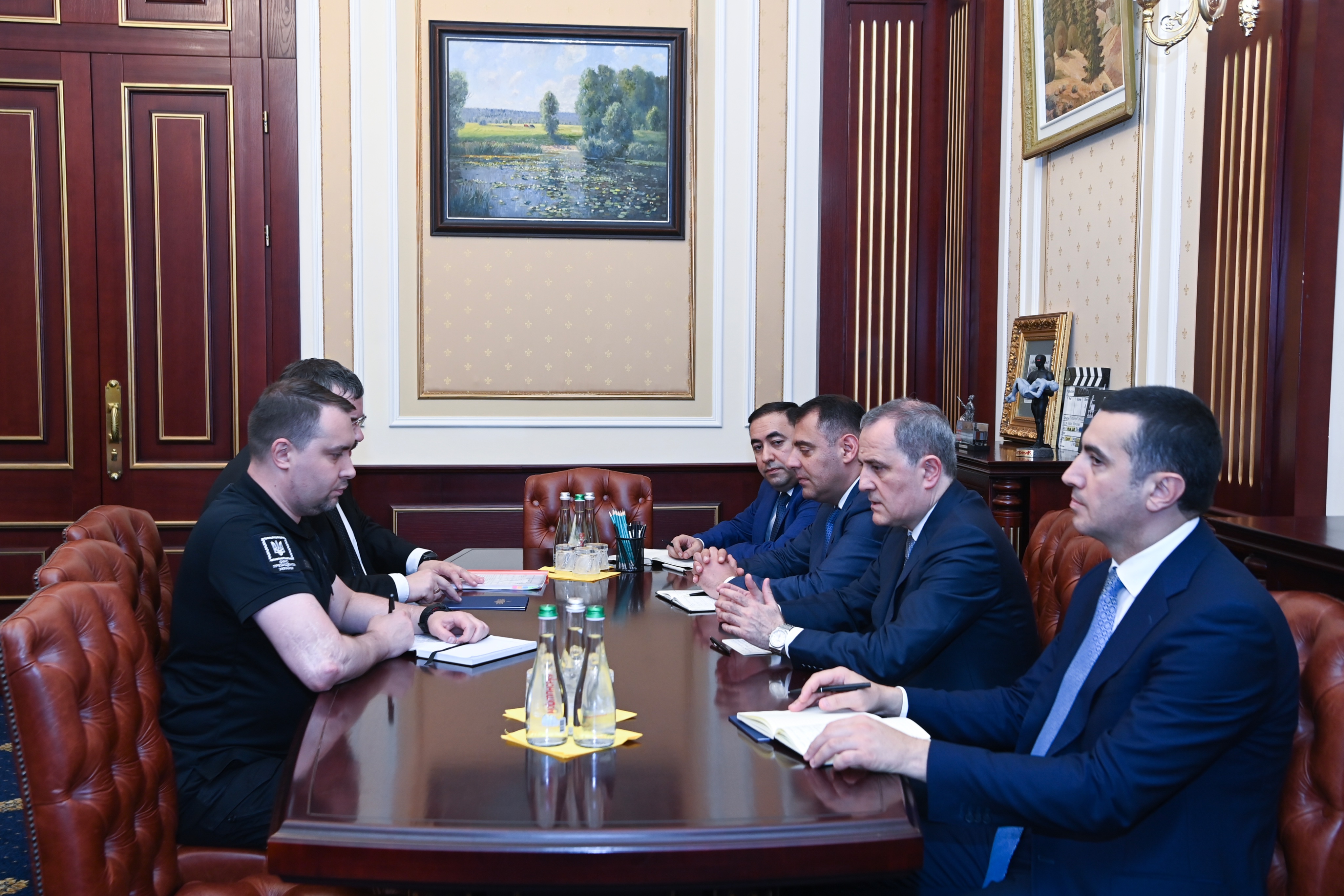 Ceyhun Bayramov Ukrayna Prezident Ofisinin rəhbəri ilə görüşüb