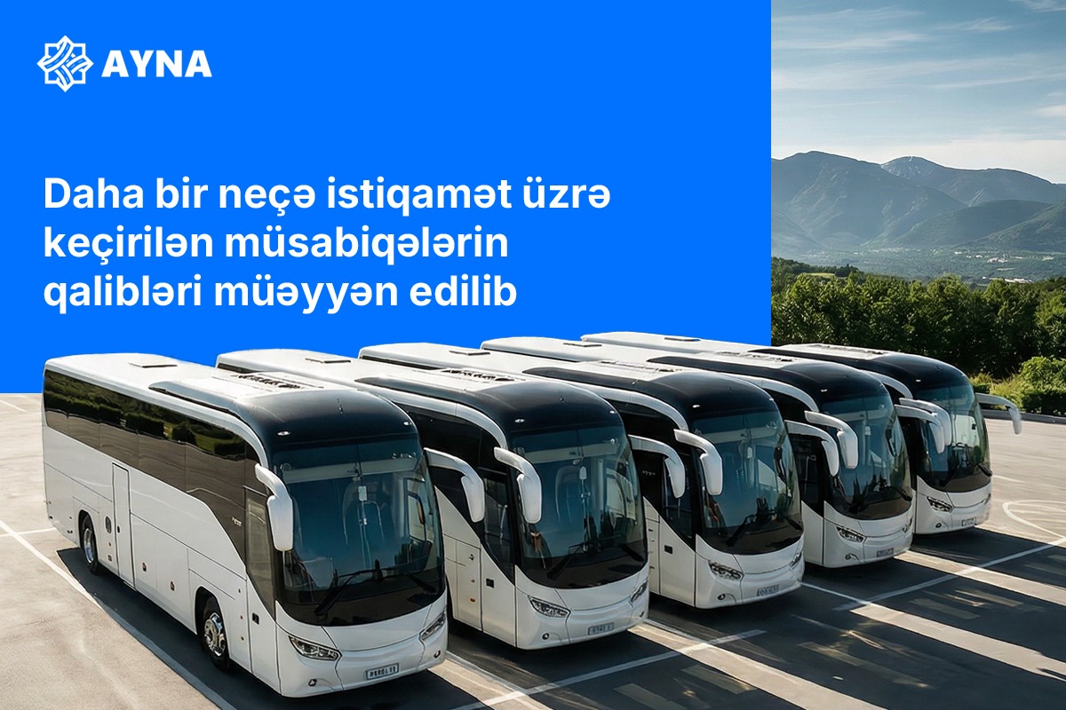 Şəhərlərarası marşrutları üzrə müsabiqələrin qalibləri müəyyən edilib