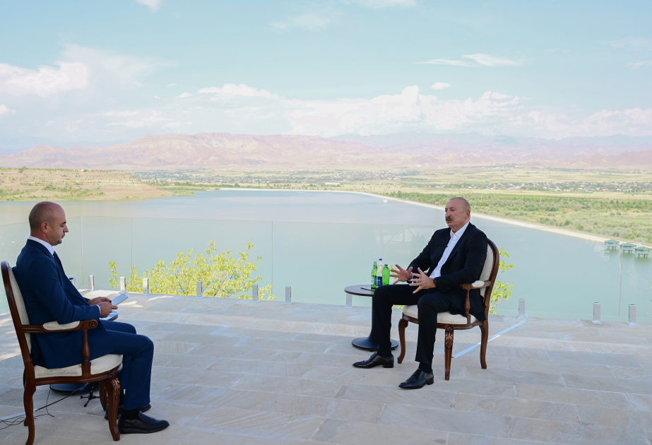 Prezident İlham Əliyev Azərbaycan Televiziyasına müsahibə verib
