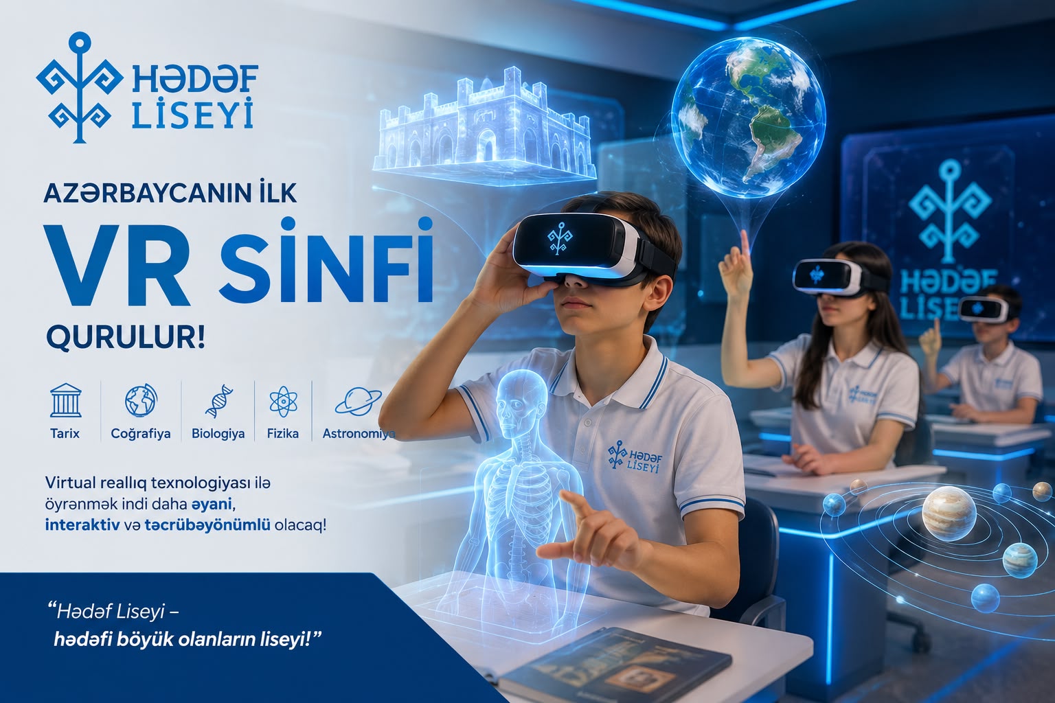 Azərbaycanın ilk VR sinfi qurulur