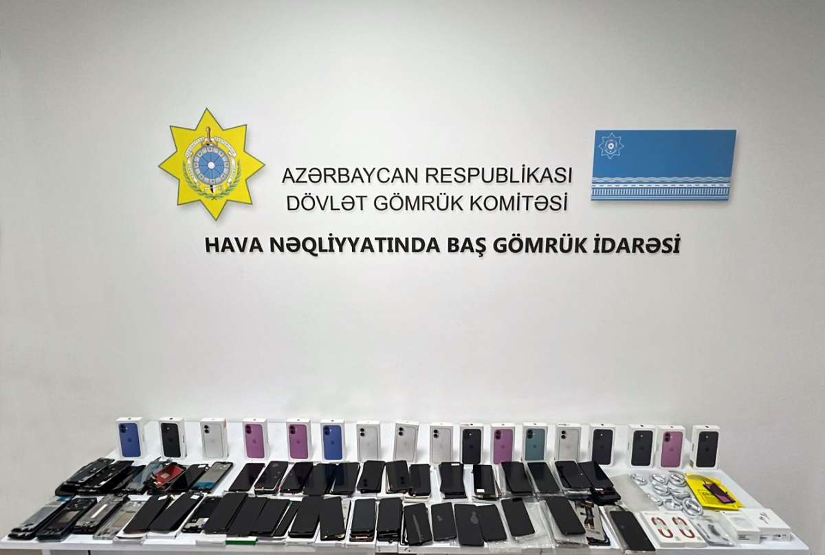  Gömrük orqanına bəyan edilməyən 17 ədəd mobil telefon aşkar edilib