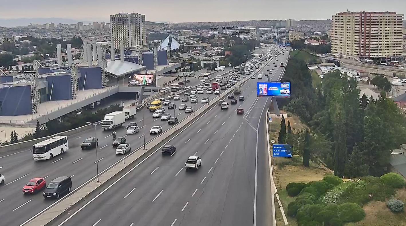 Bakıda hazırda sıxlıq müşahidə olunan yollar açıqlanıb