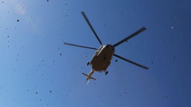 Yunanıstanda helikopter qəza edib