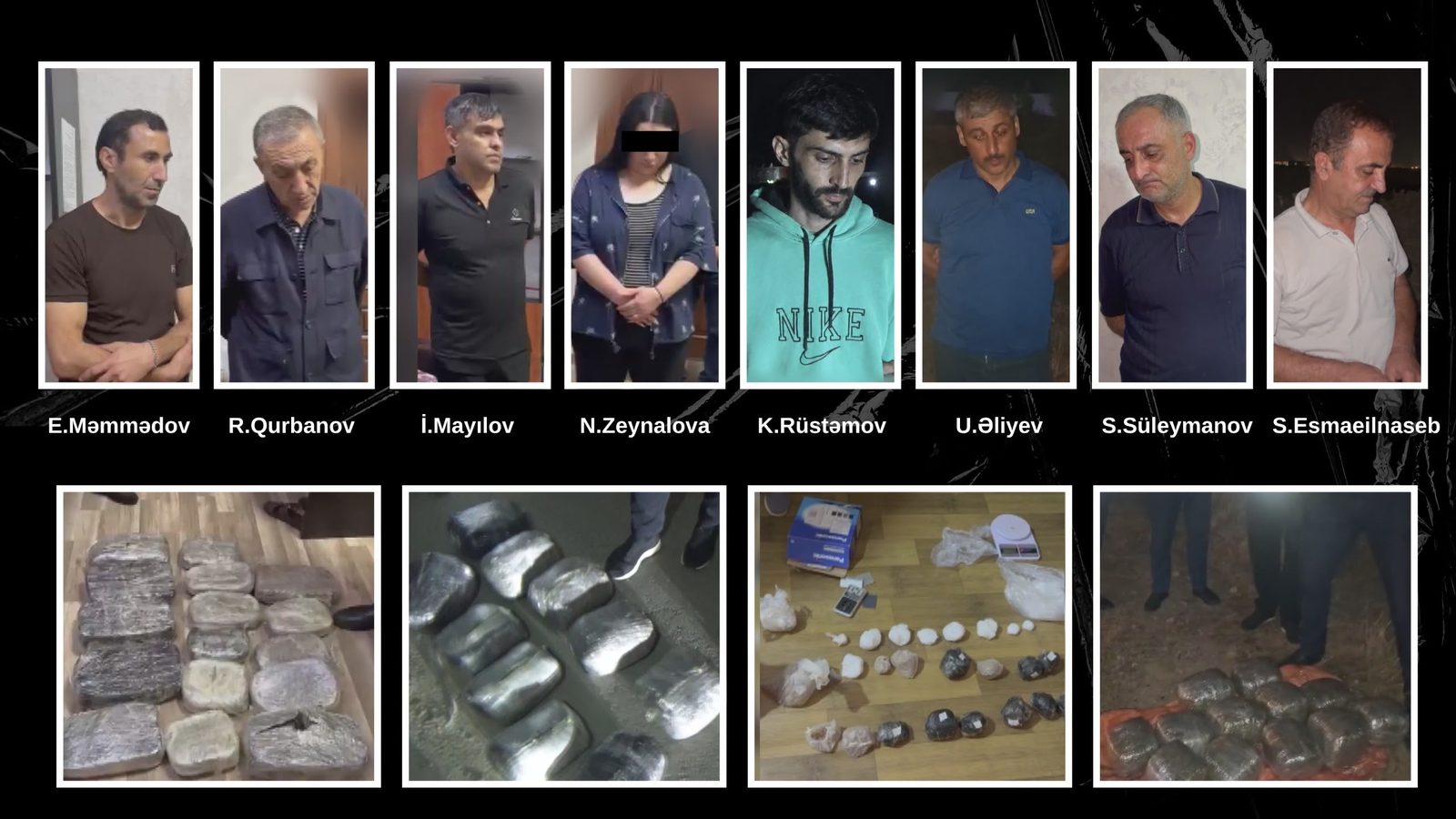 68 kiloqram narkotik dövriyyədən çıxarılıb