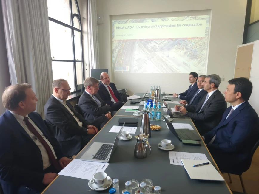 ADY və Hamburq Limanı arasında əməkdaşlıq protokolu imzalanıb