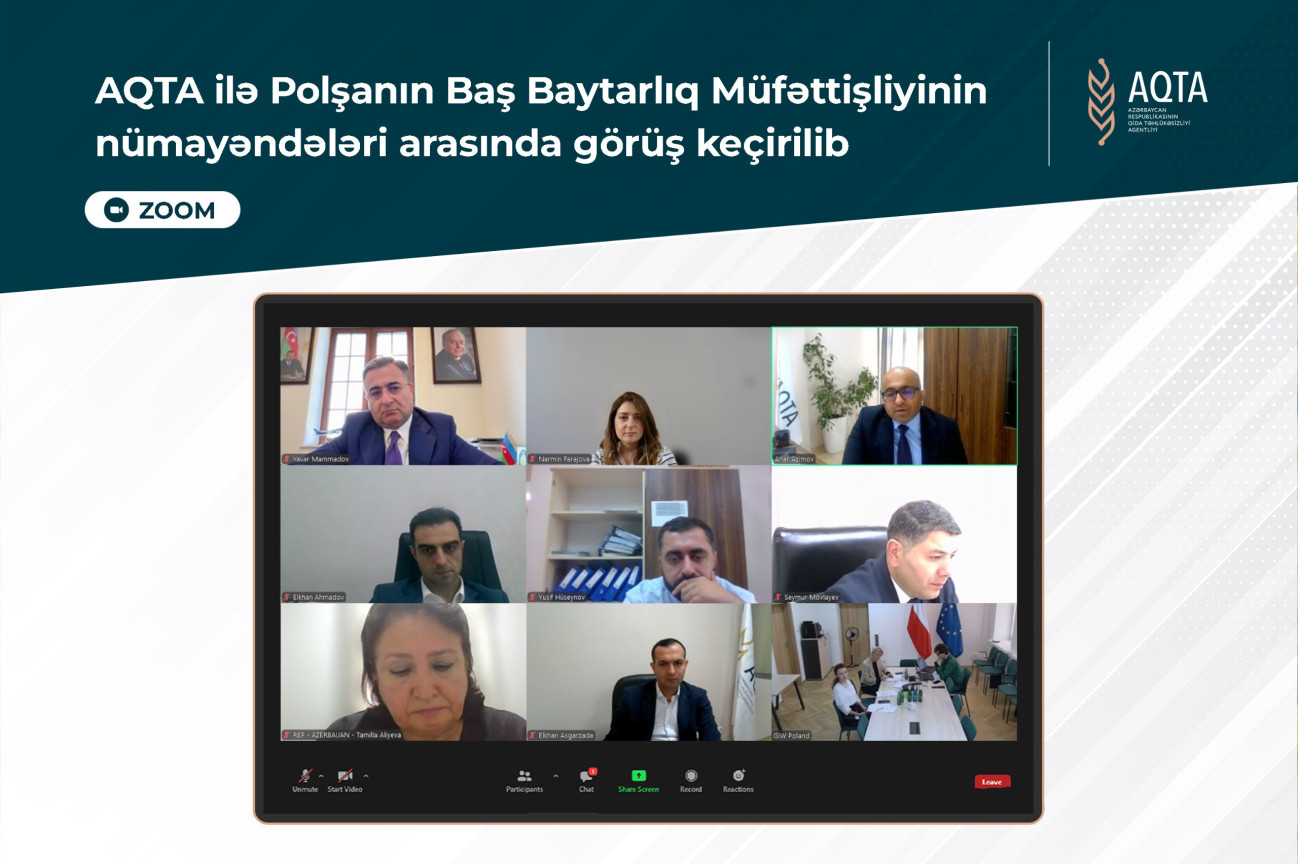 AQTA ilə Polşanın Baş Baytarlıq Müfəttişliyinin nümayəndələri arasında görüş keçirilib