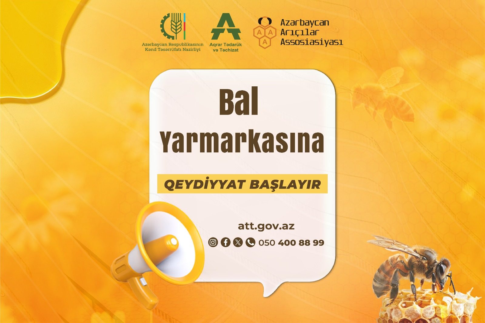 Arıçılıq Məhsullarının 26-cı Respublika Sərgi-Satış Yarmarkasında iştirak üçün qeydiyyat başlayır