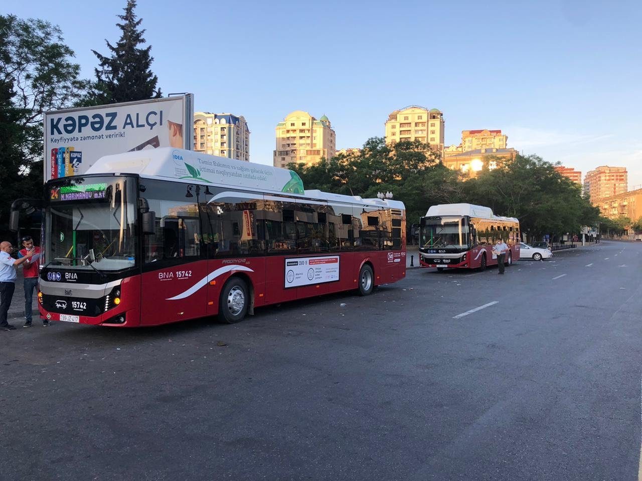 AYNA: Avtobusda boş yer olmadığı təqdirdə sərnişinlərə bildiriş göndəriləcək