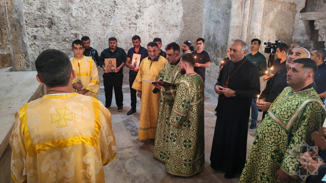 Azərbaycan Alban-Udi Dini İcmasının nümayəndələri Xudavəng Monastır Kompleksini ziyarət edirlər