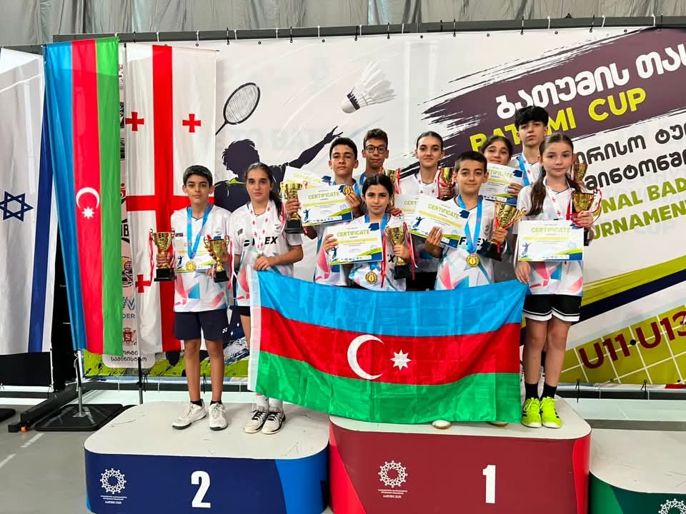 Azərbaycan badmintonçuları beynəlxalq turnirdə 17 medal qazandılar