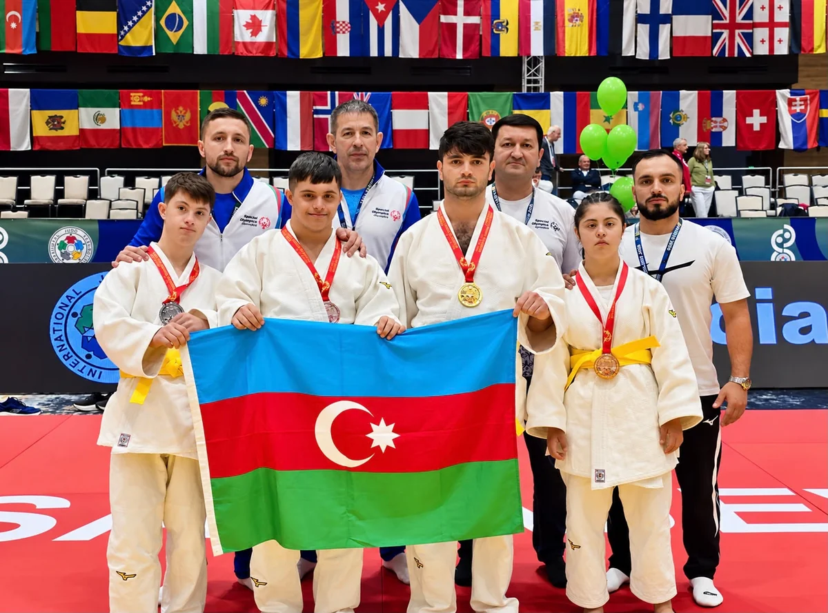 Azərbaycan cüdoçuları Xüsusi Olimpiadada 5 medal qazanıb