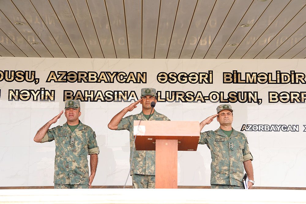 Azərbaycan Ordusunda yeni tədris ili başlayıb